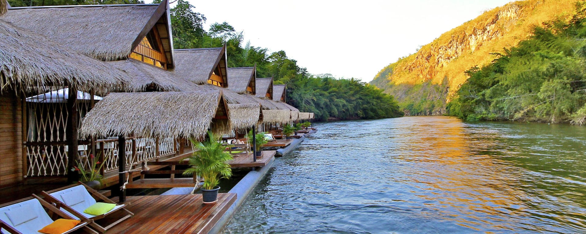 The Float House River Kwai in Zentralthailand: Thailand The Float House River Kwai