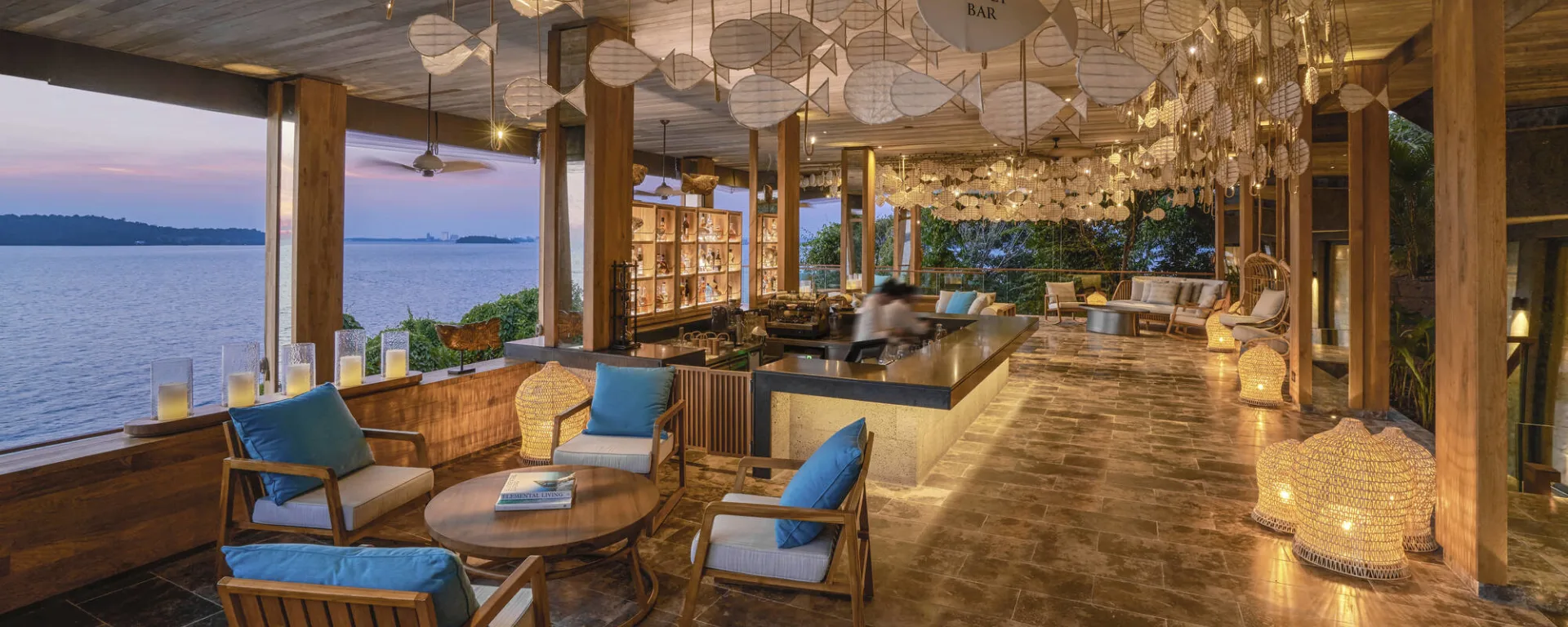 Six Senses Krabey Island in Sihanoukville & Inseln:  Six Senses Krabey Island Sunset Bar