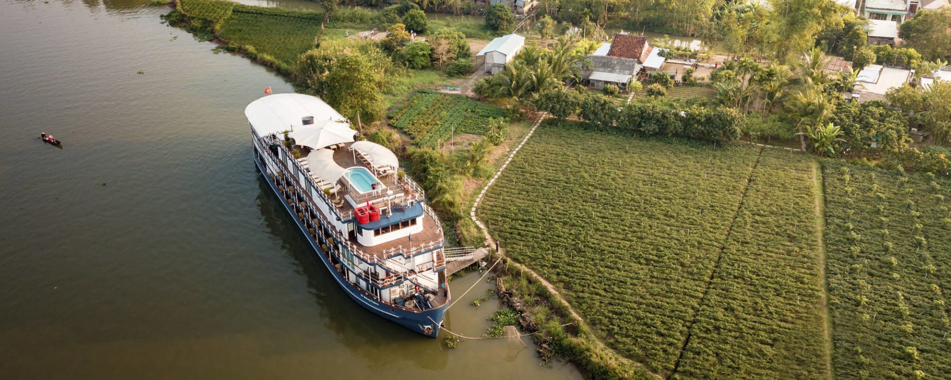 Flusskreuzfahrt Heritage Line, PNH-REP 5T/4N ab Phnom Penh: Heritage Line Jayavarman