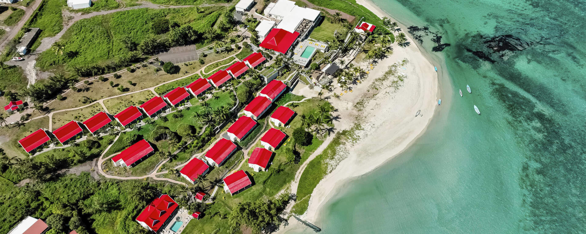 C Rodrigues Mourouk:  Mauritius Rodrigues C Rodrigues Mourouk Luftaufnahme
