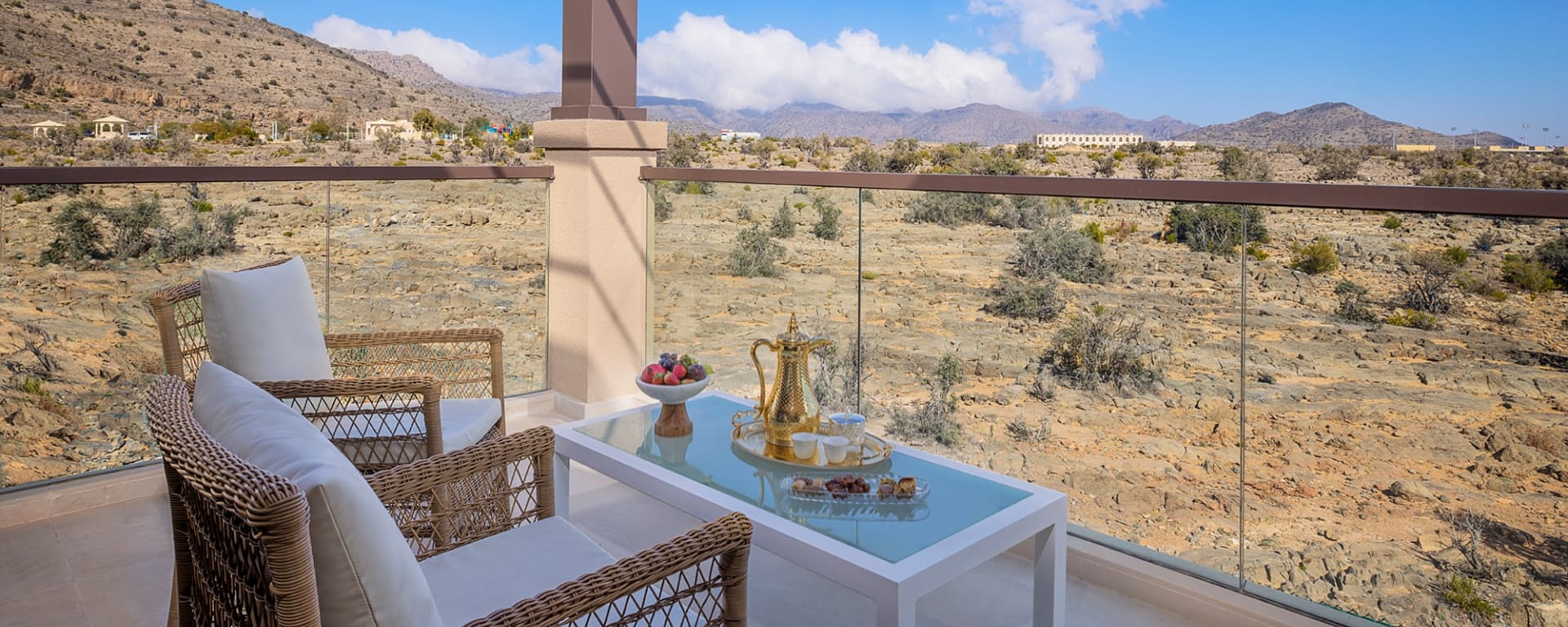 dusitD2 Naseem Resort in Gebirge:  Oman dusitD2 Naseem Resort - Wohnbeispiel