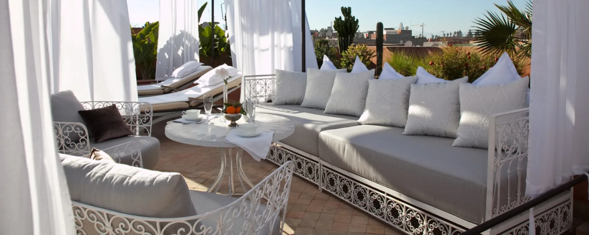 Riad Nashira in Marrakesch:  Riad Nashira Marrakesch Dachterrasse