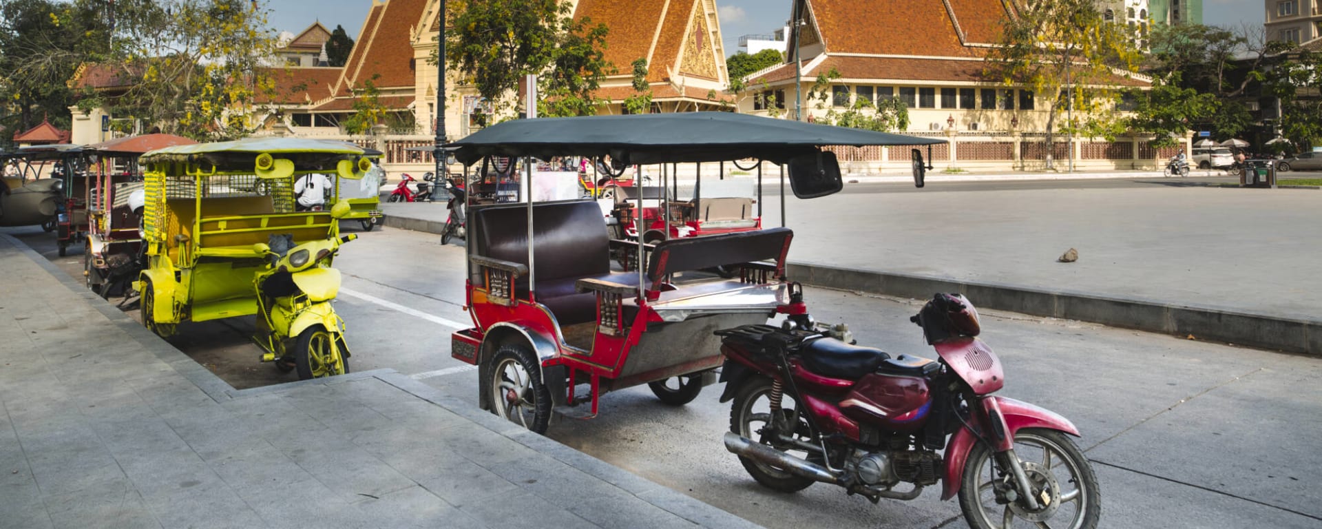 Phnom Penh per Tuk Tuk, DE, Halbtägig: Kambodscha Phnom Penh