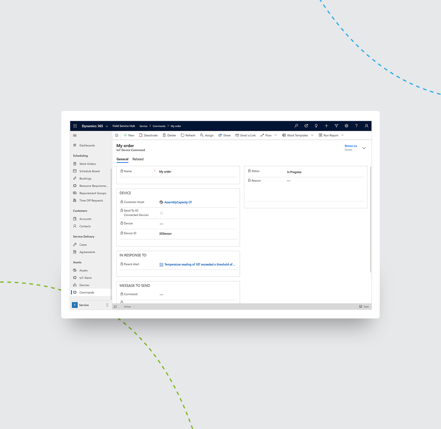 Manage customer assets