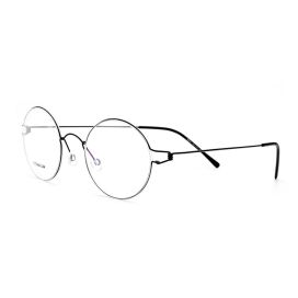 round titanium eyeglass frames