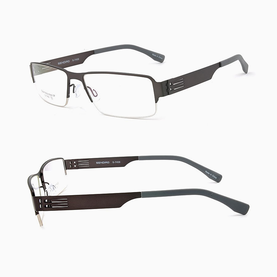 HOBOKEN Flexible Stainless Steel Frames Titanium Optix
