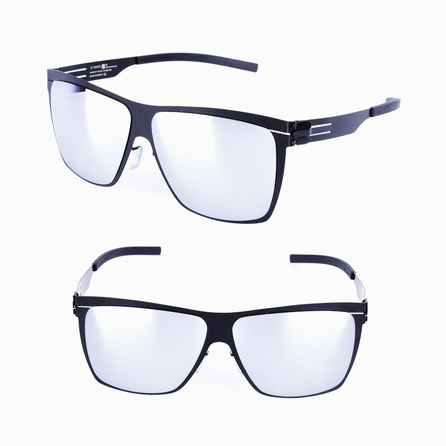 PLANO Flexible Stainless Steel Sunglasses Titanium Optix