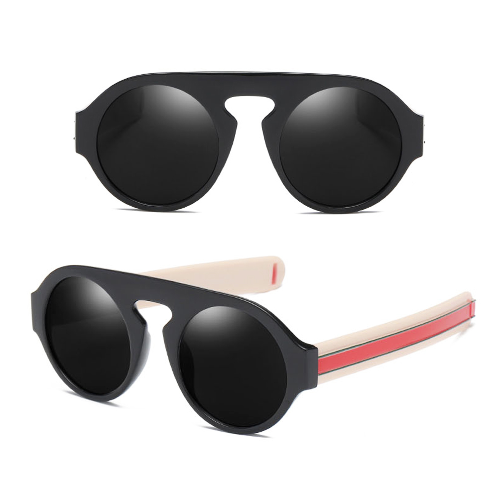 NICE Round Sunglasses Titanium Optix