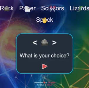 Rock Paper Scissors Lizards Spock