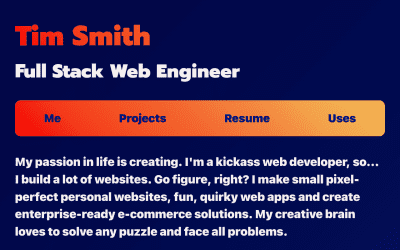 Tim Smith V-6