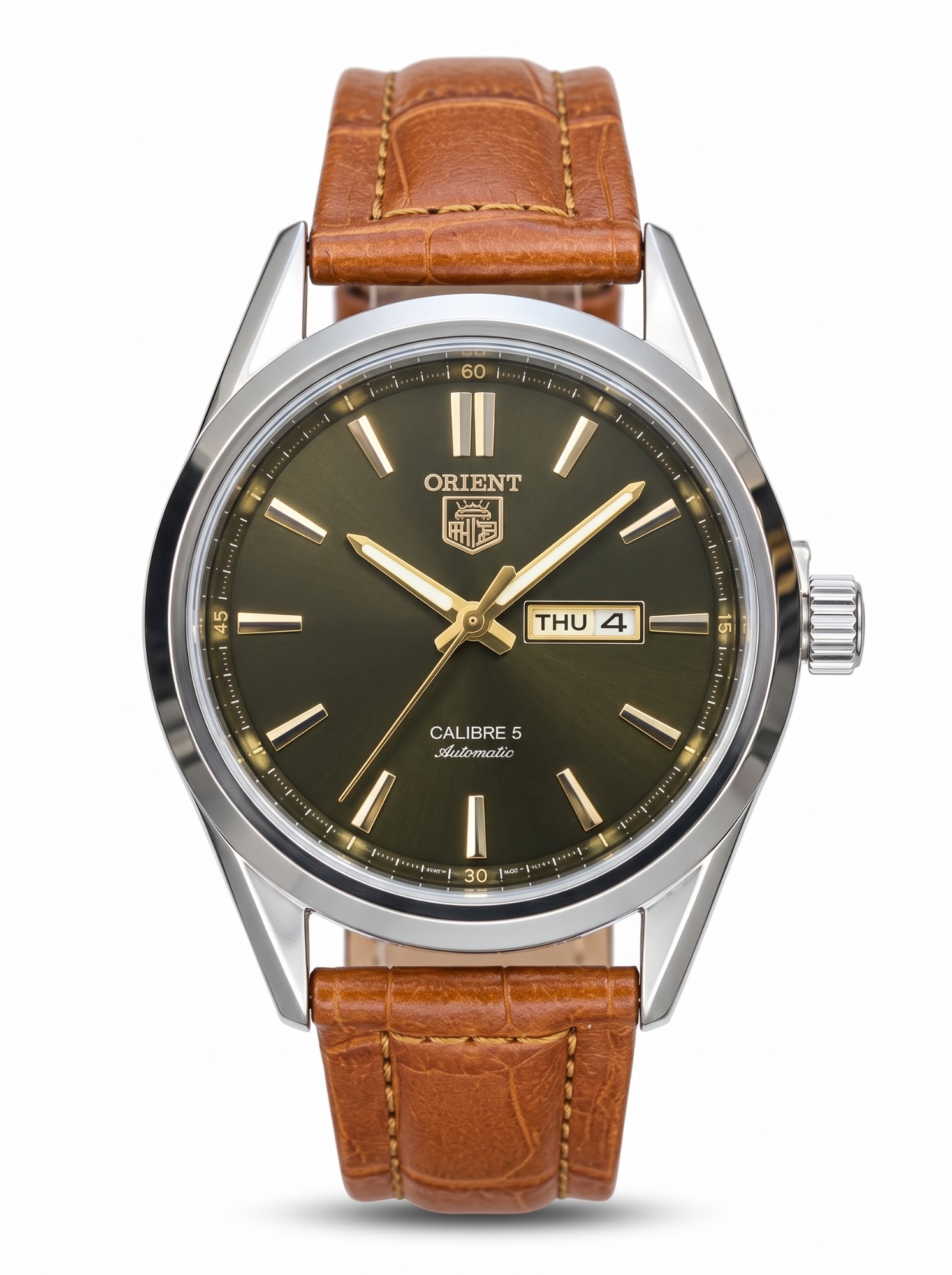 Calibre 5 Style Day-Date Green Watch