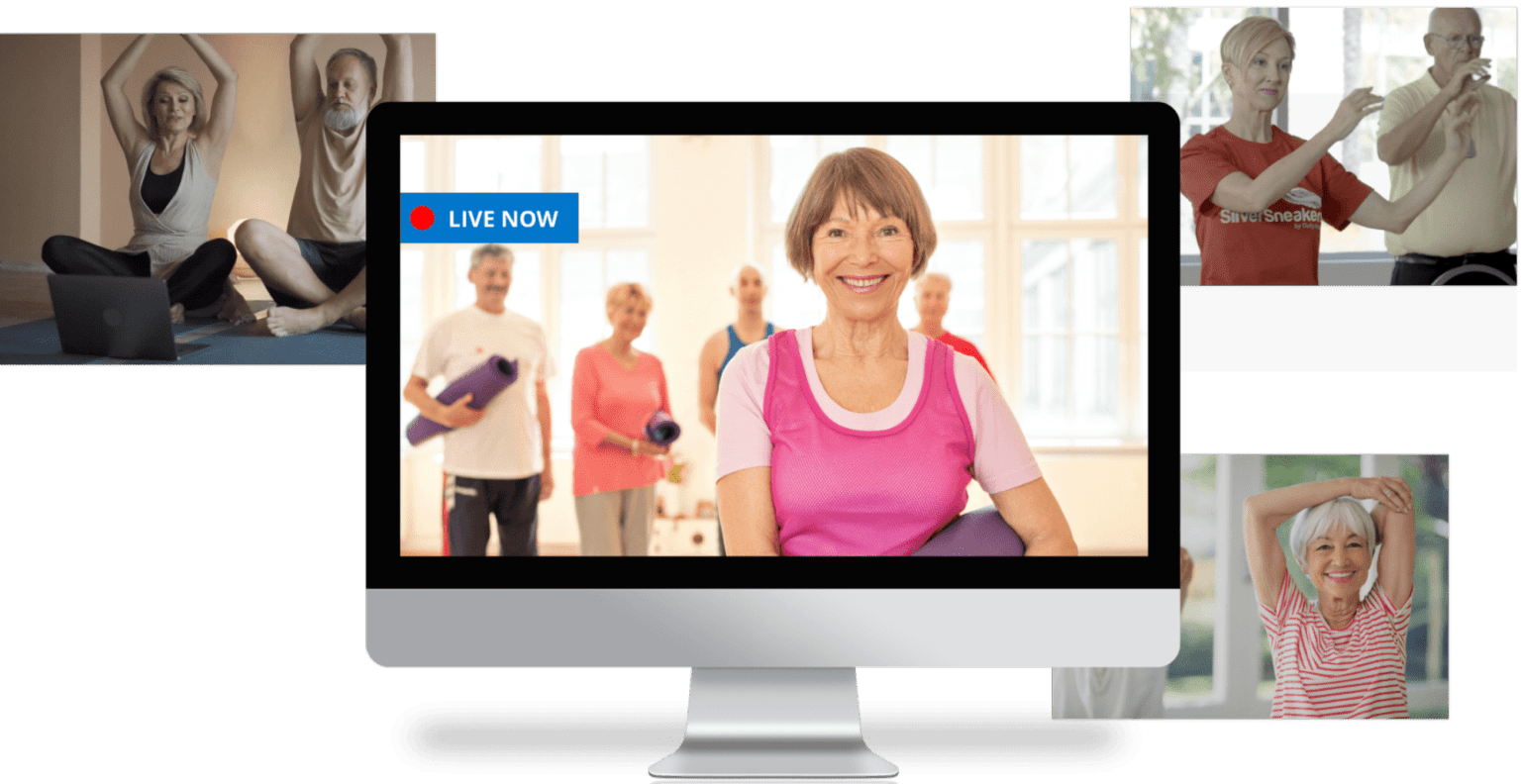 SilverSneakers members participate in community fitness classes