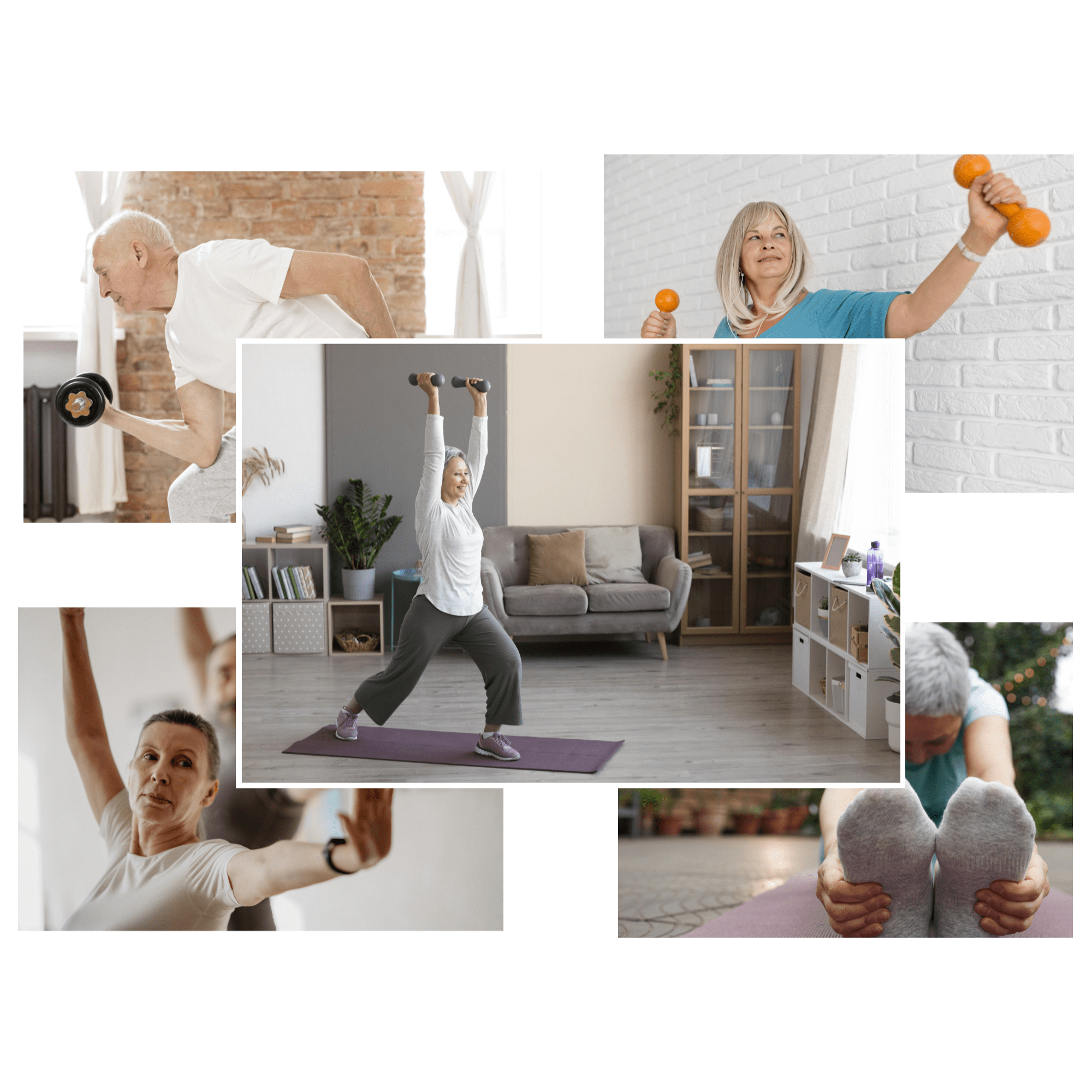 On-Demand workouts collage