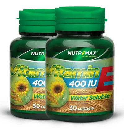 Nutrimax Vitamin E 400 IU Water Soluble 30 dan 60 Softgel Nutrimax Vitamin E 400 IU Water Soluble