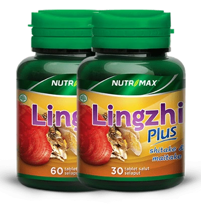 Nutrimax Lingzhi Plus 30 & 60 Tablet Selaput Nutrimax Lingzhi Plus