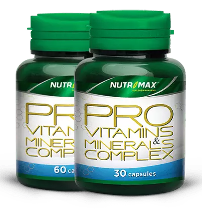 Nutrimax Pro Vitamins & Minerals Complex 30 dan 60 Kapsul Nutrimax Pro Vitamins & Minerals Complex