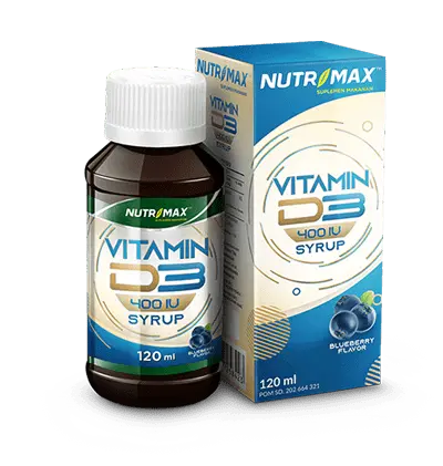 Nutrimax Vitamin D3 400 IU Syrup Isi 120 ml