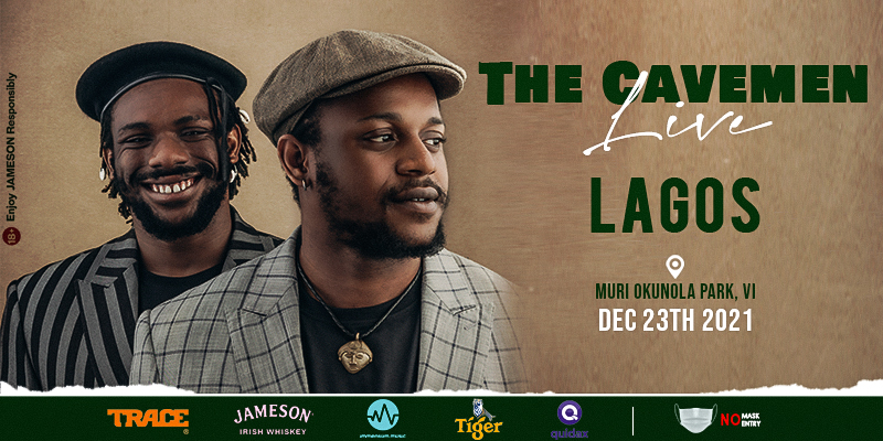 Stay Cavy Tour: The Cavemen Live Lagos: The Cavemen live in Lagos Buy Tickets December 2021 Events Guide for Lagos, Nigeria