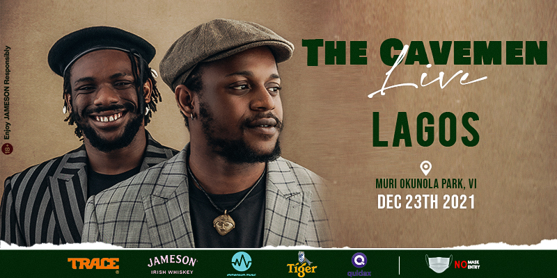 Stay Cavy Tour: The Cavemen Live Lagos: The Cavemen live in Lagos Buy Tickets December 2021 Events Guide for Lagos, Nigeria