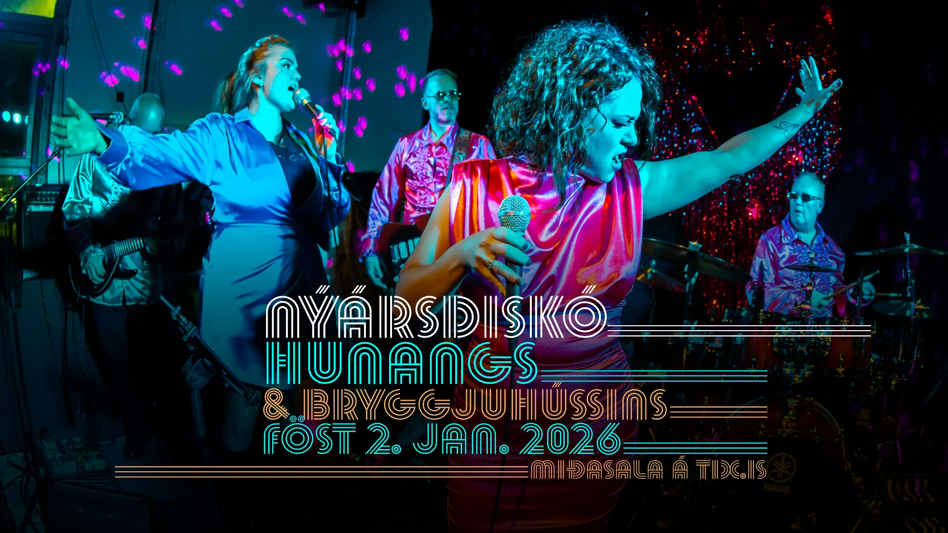 NÝÁRS DINNER & DISKÓ HUNANGS OG BRYGGJUHÚSSINS