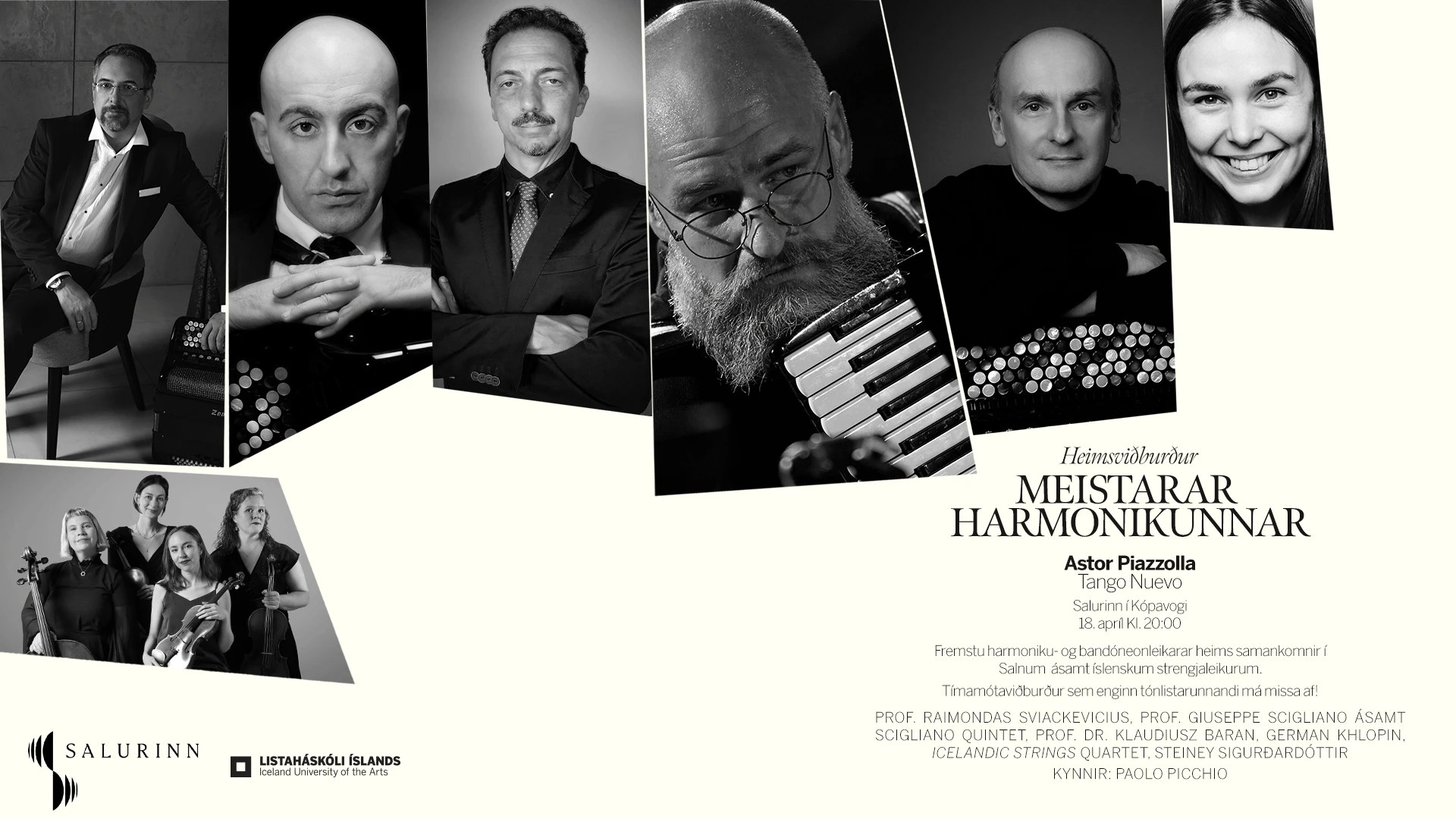 Meistarar Harmonikunnar | Astor Piazzolla - Tango Nuevo