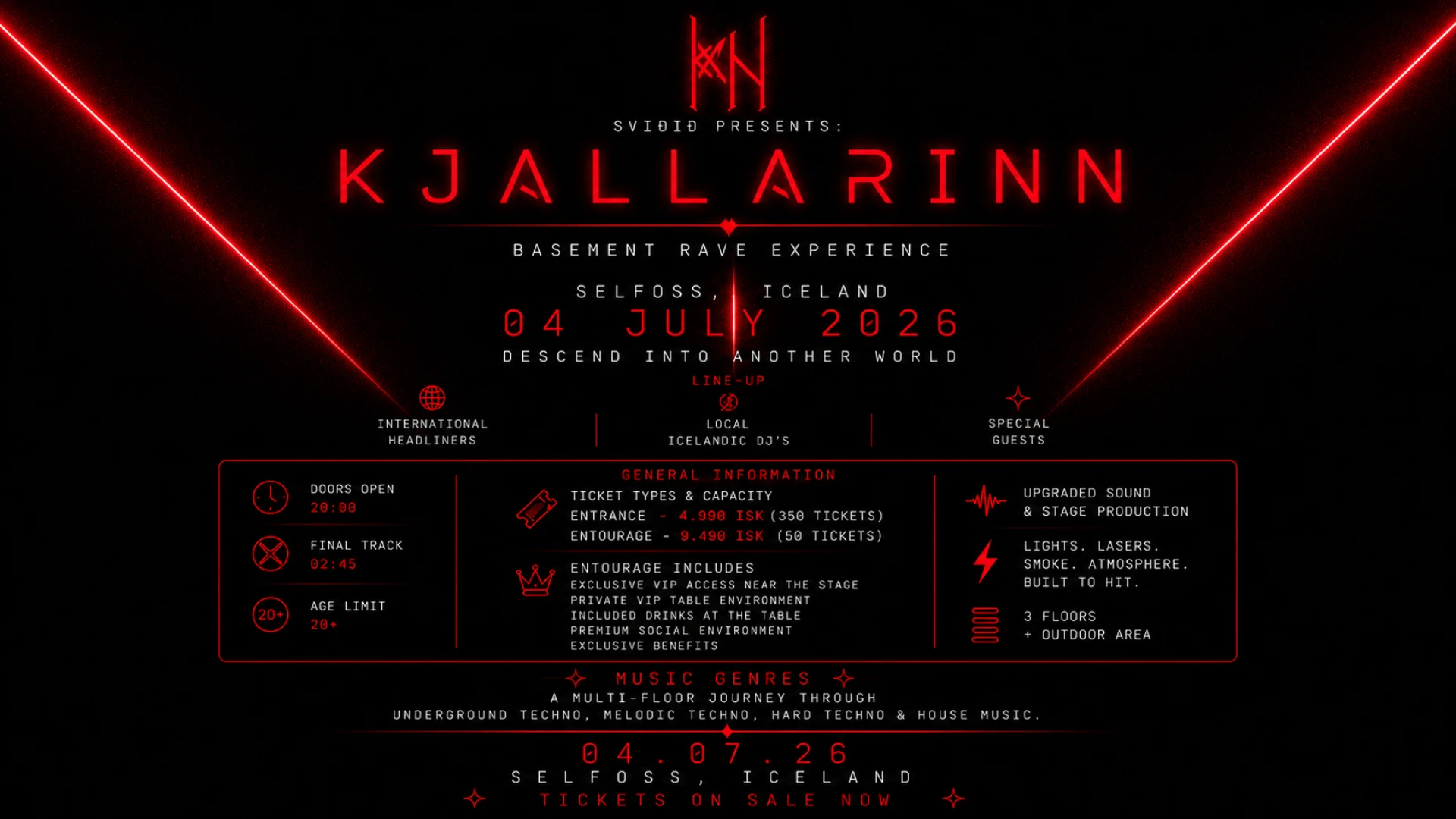 SVIÐIÐ PRESENTS: KJALLARINN