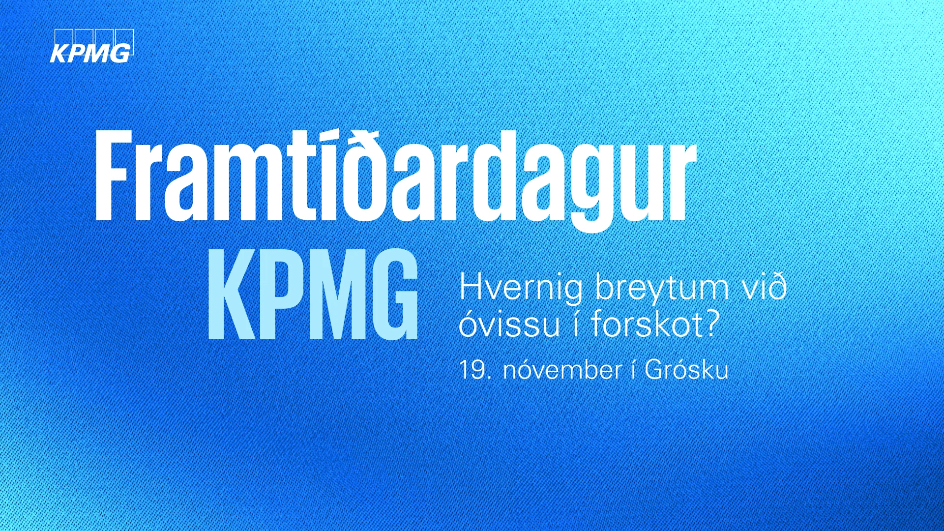 Framtíðardagur KPMG 2026