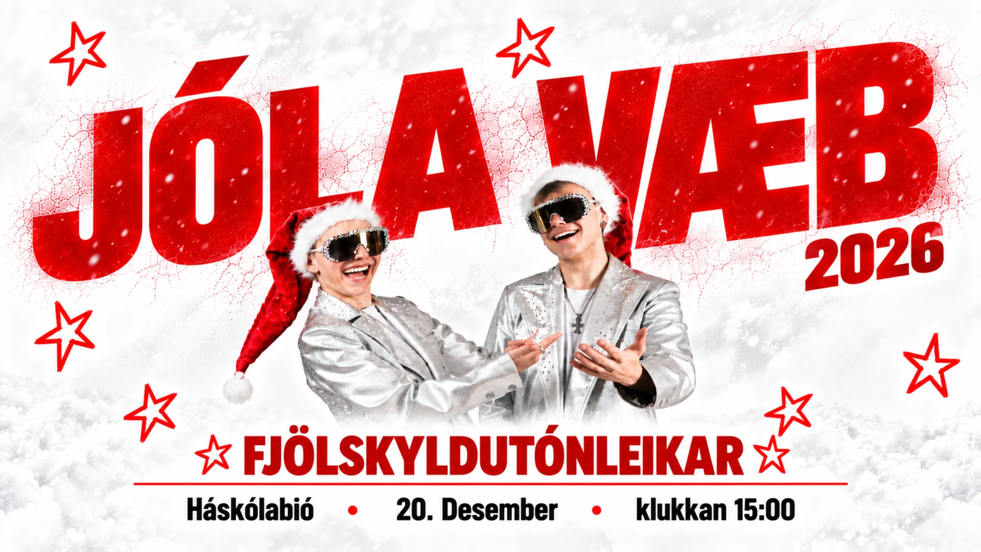 JÓLAVÆB 2026 - FJÖLSKYLDUTÓNLEIKAR