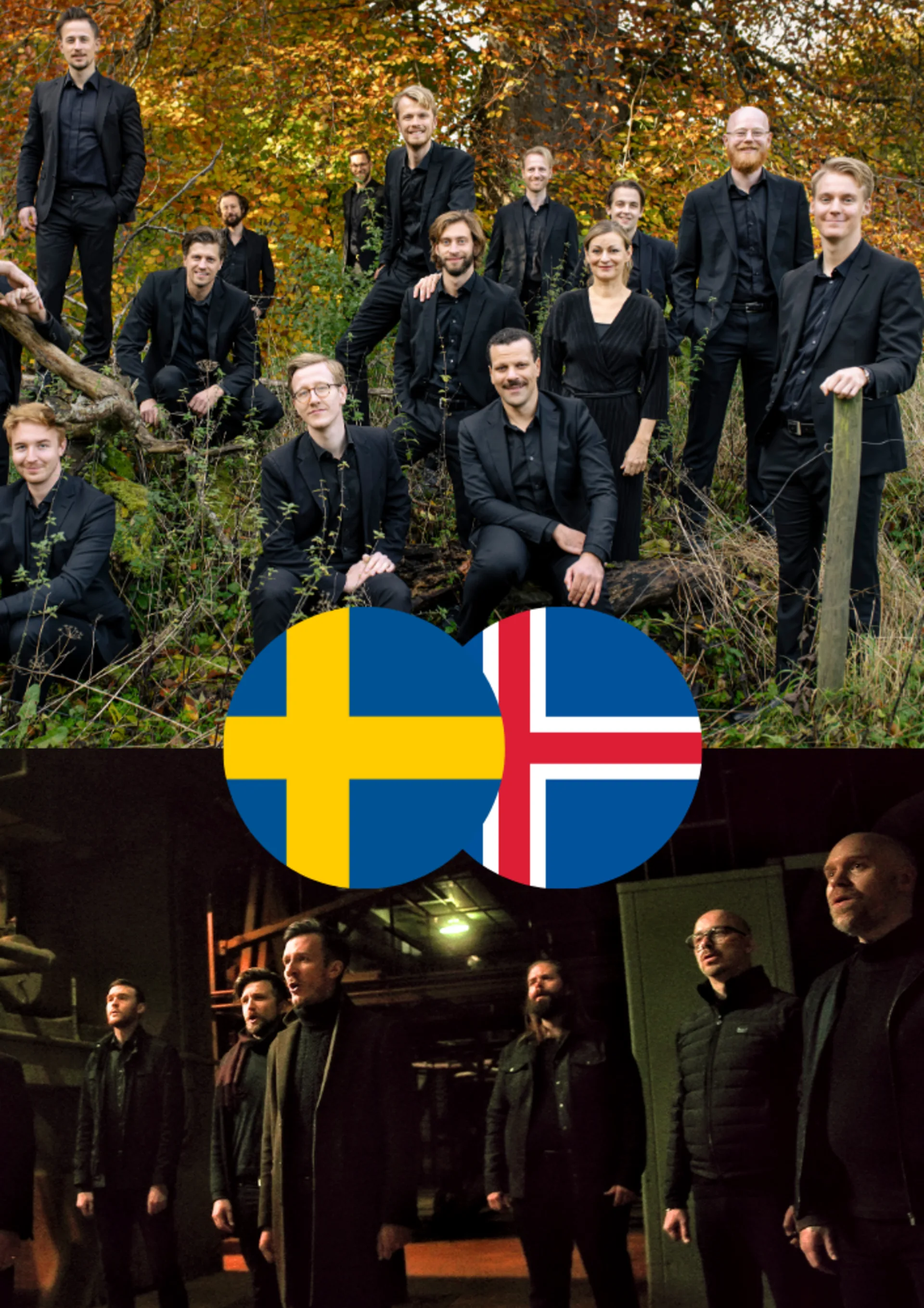 Karlakóraveisla: Kyrja (IS) & Svanholm Singers (SE)