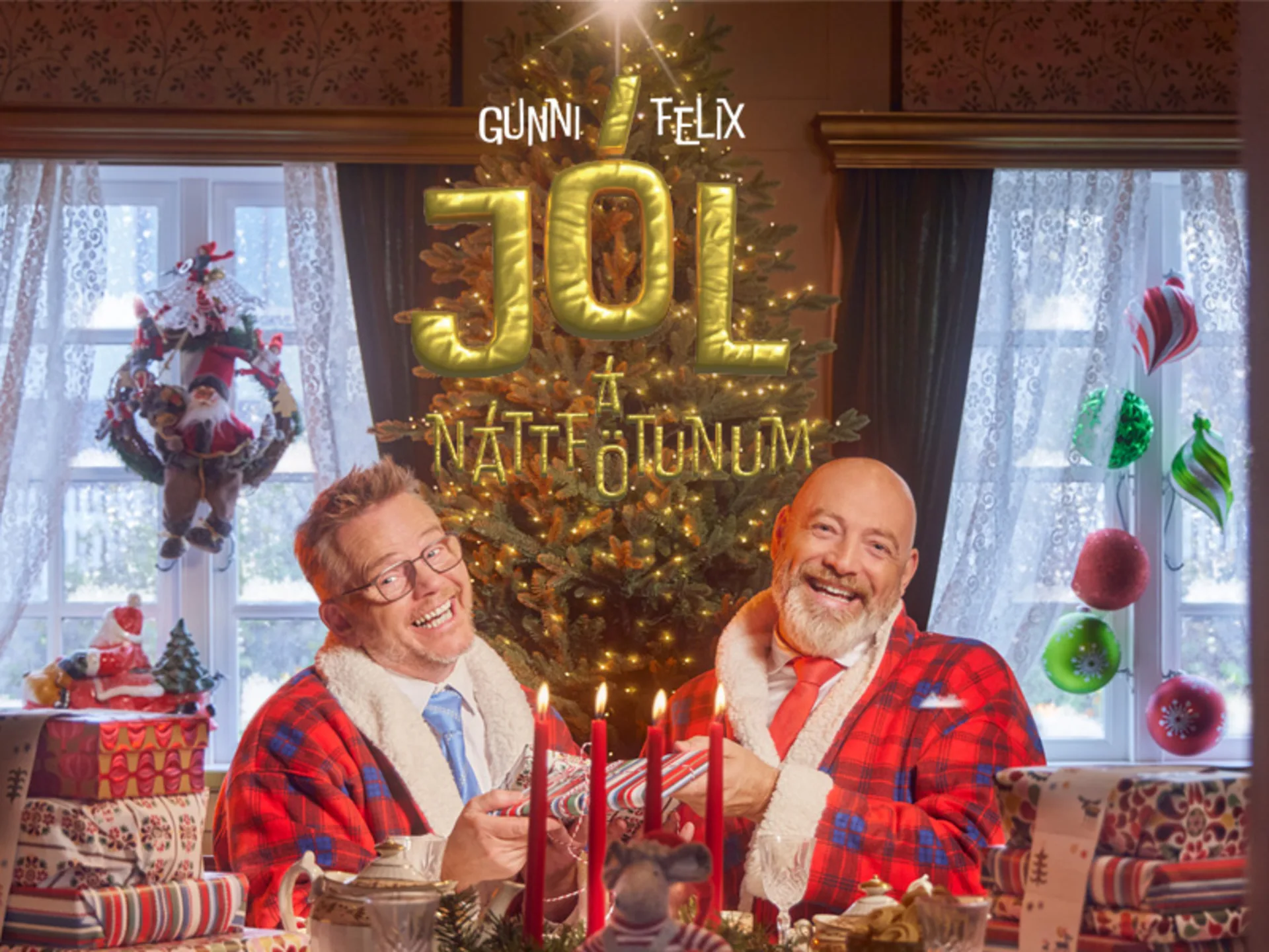 Jól á náttfötunum