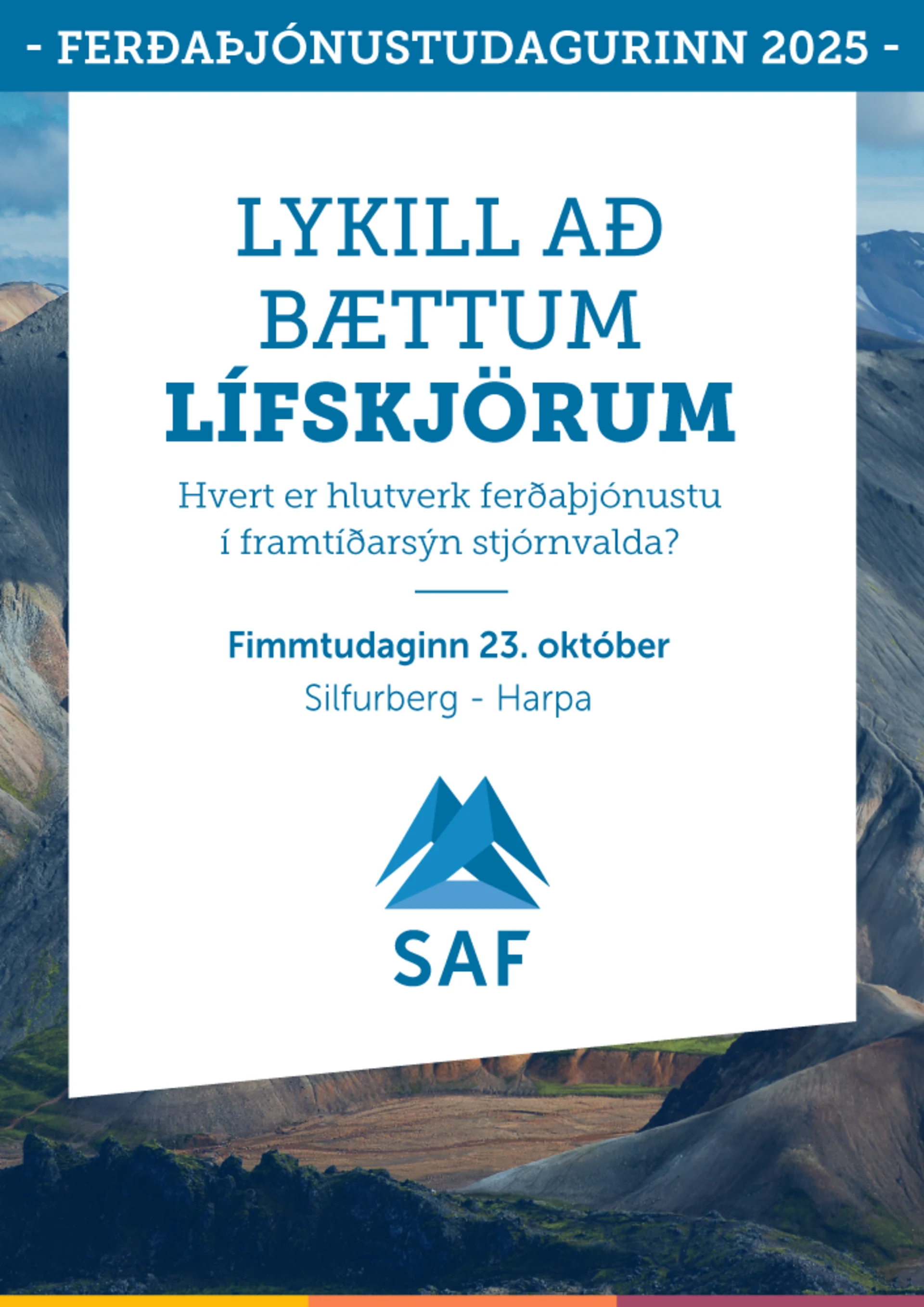 Ferðaþjónustudaginn 2025: Lykill að bættum lífskjörum