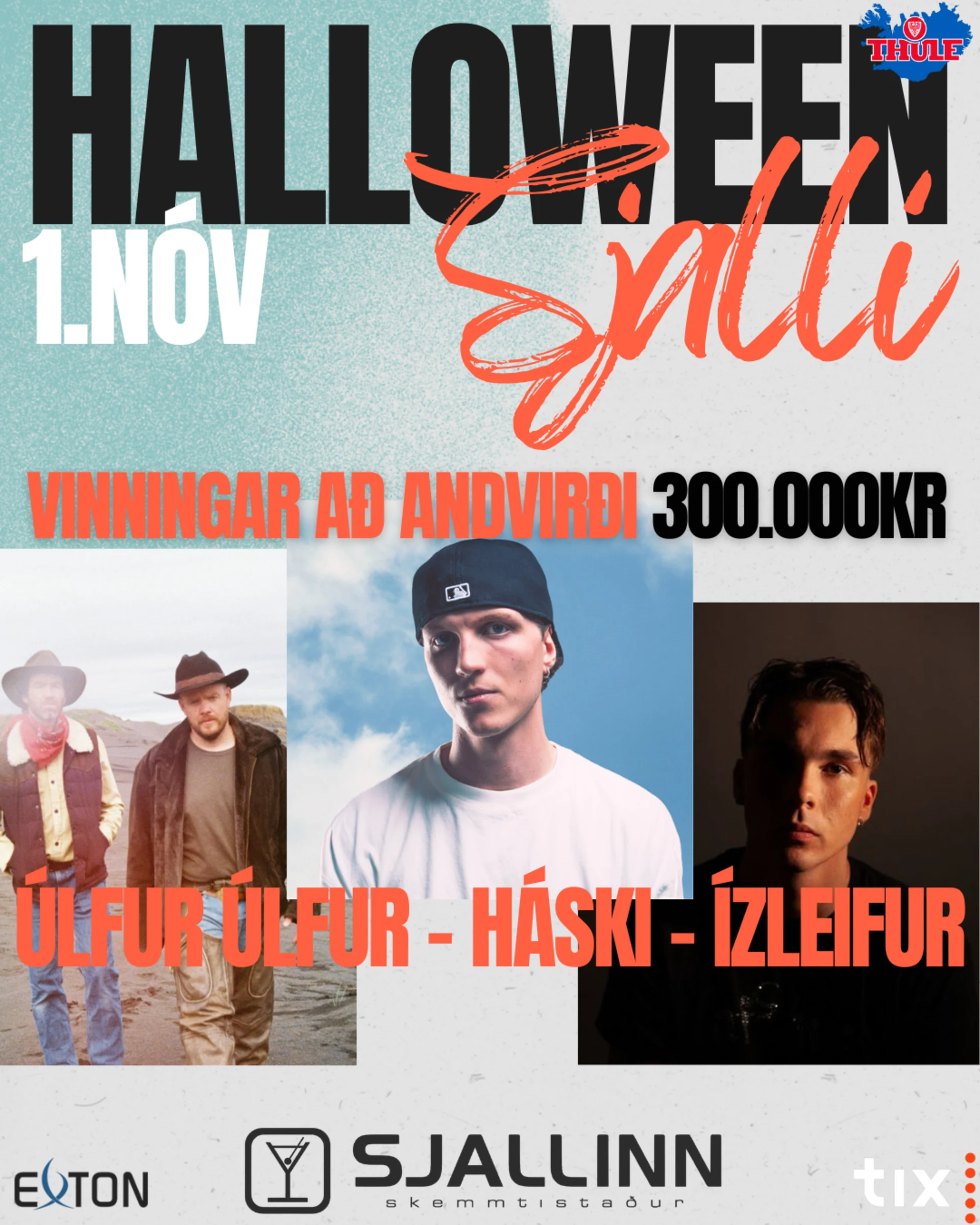 SJALLOWEEN – ÚLFUR ÚLFUR – ÍZLEIFUR – HÁSKI
