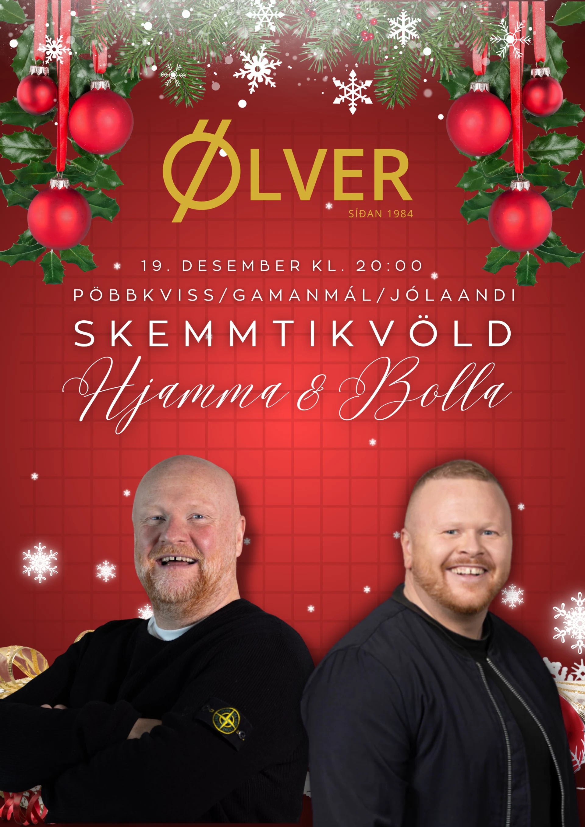 Skemmtikvöld Hjamma & Bolla