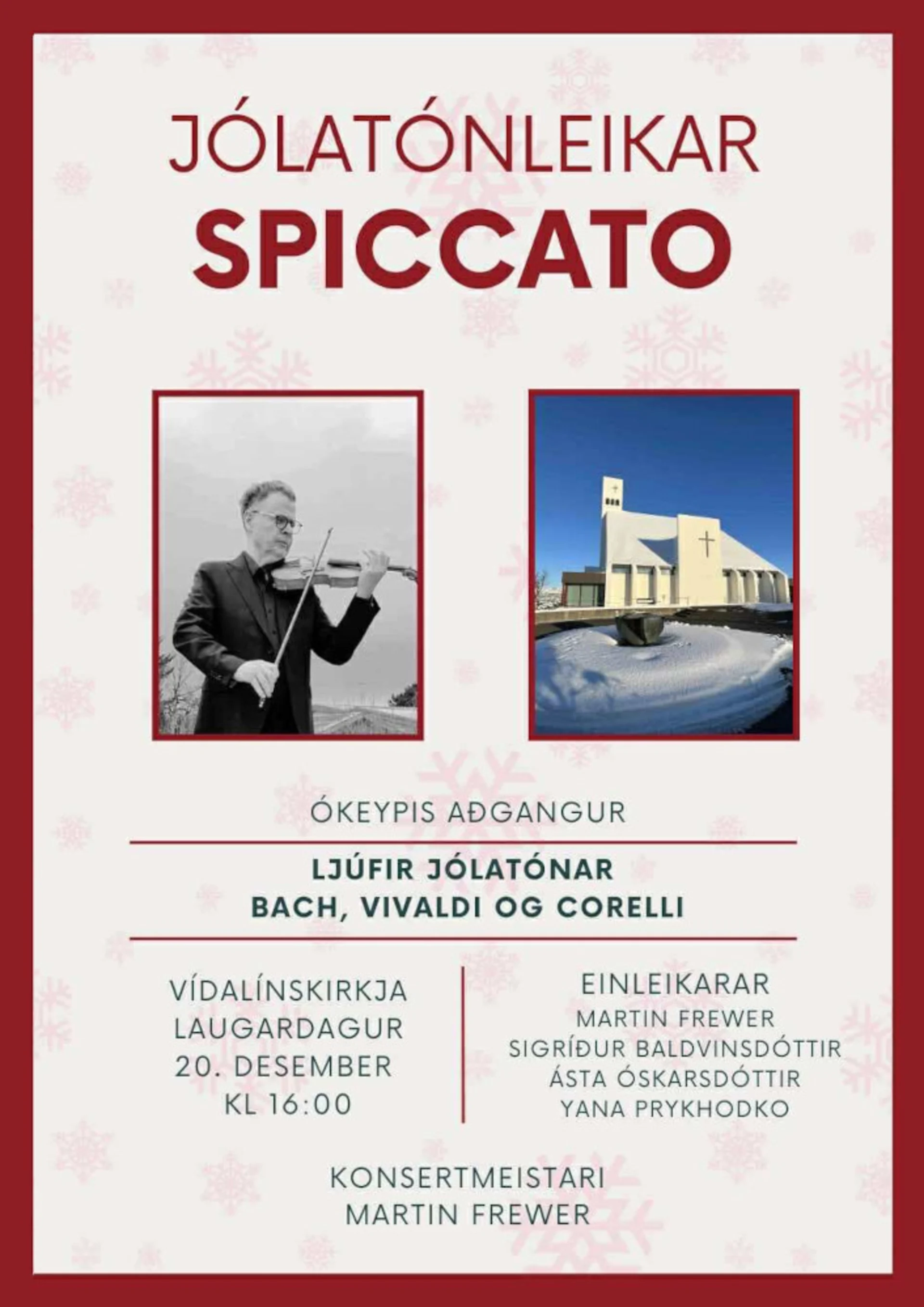 Jólatónleikar Spiccato