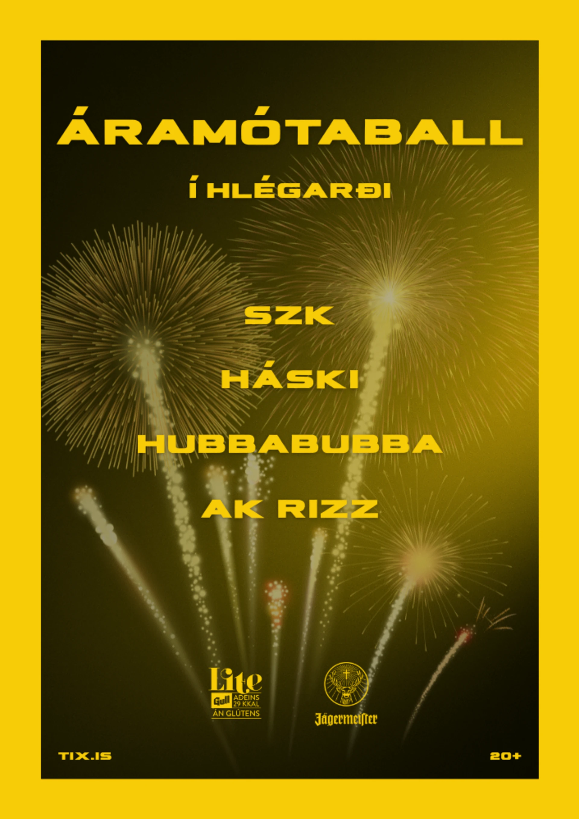 Áramótaball í Hlégarði