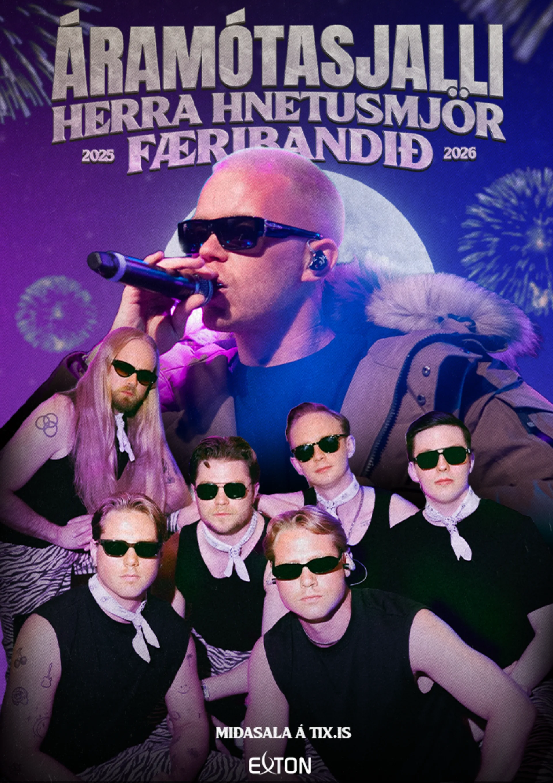 ÁRAMÓT Í SJALLANUM – HERRA HNETUSMJÖR & FÆRIBANDIÐ