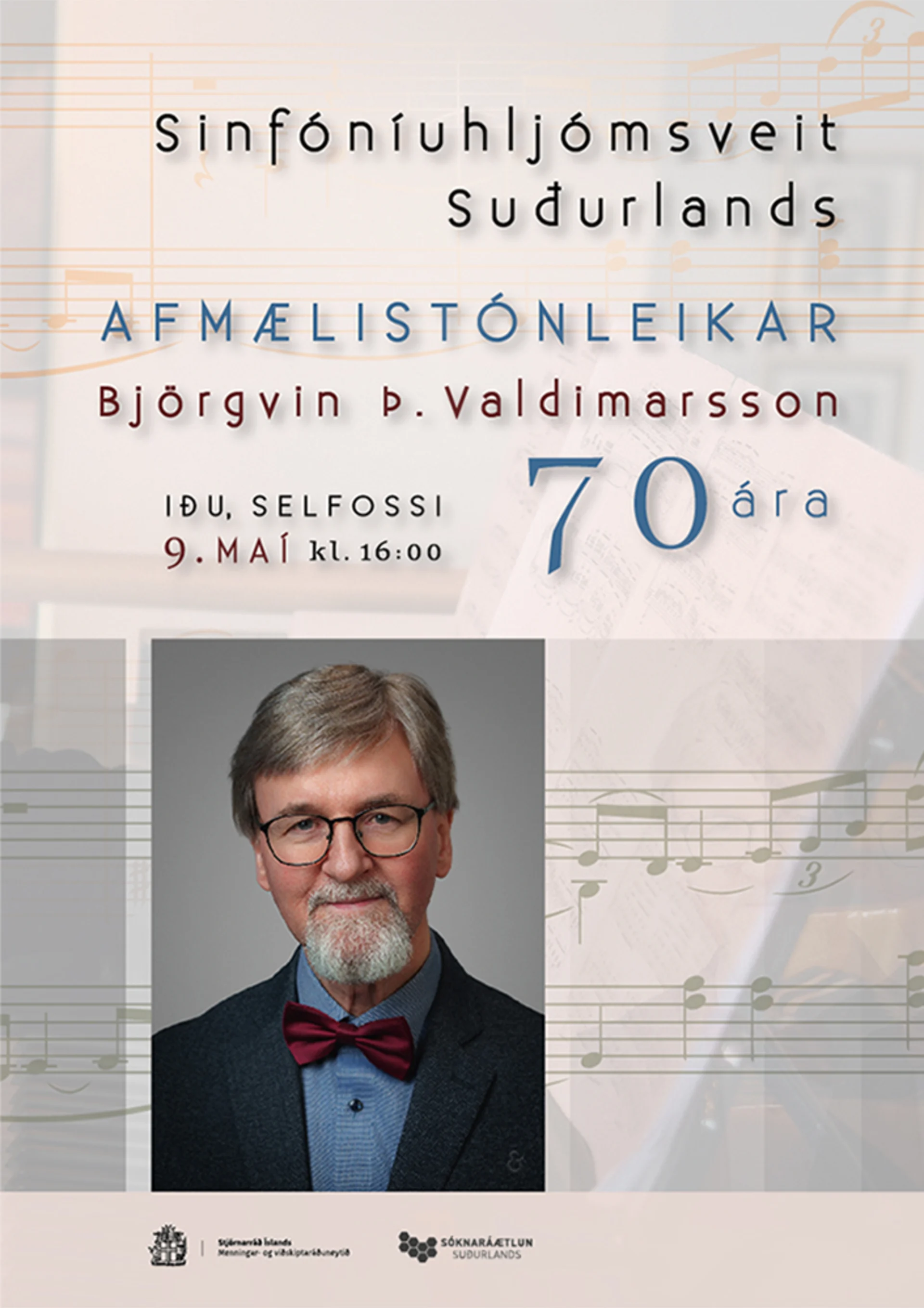 Afmælistónleikar - Björgvin Þ. Valdimarsson 70 ára
