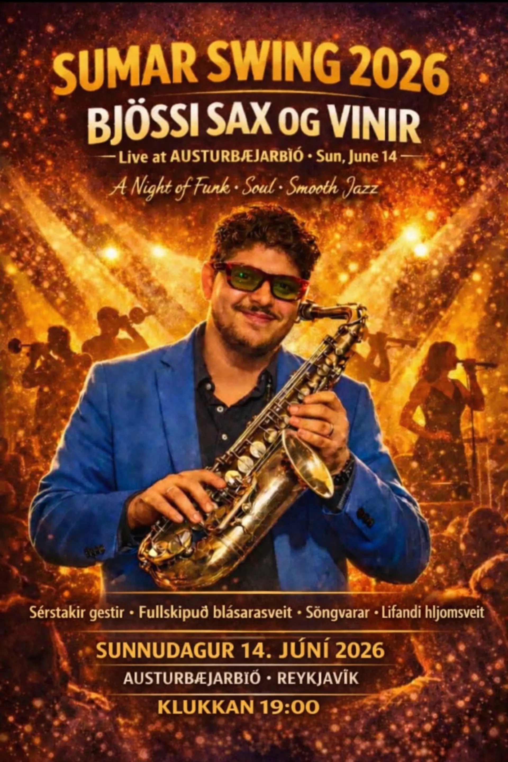 Sumarsveifla 2026 - Bjössi sax & vinir