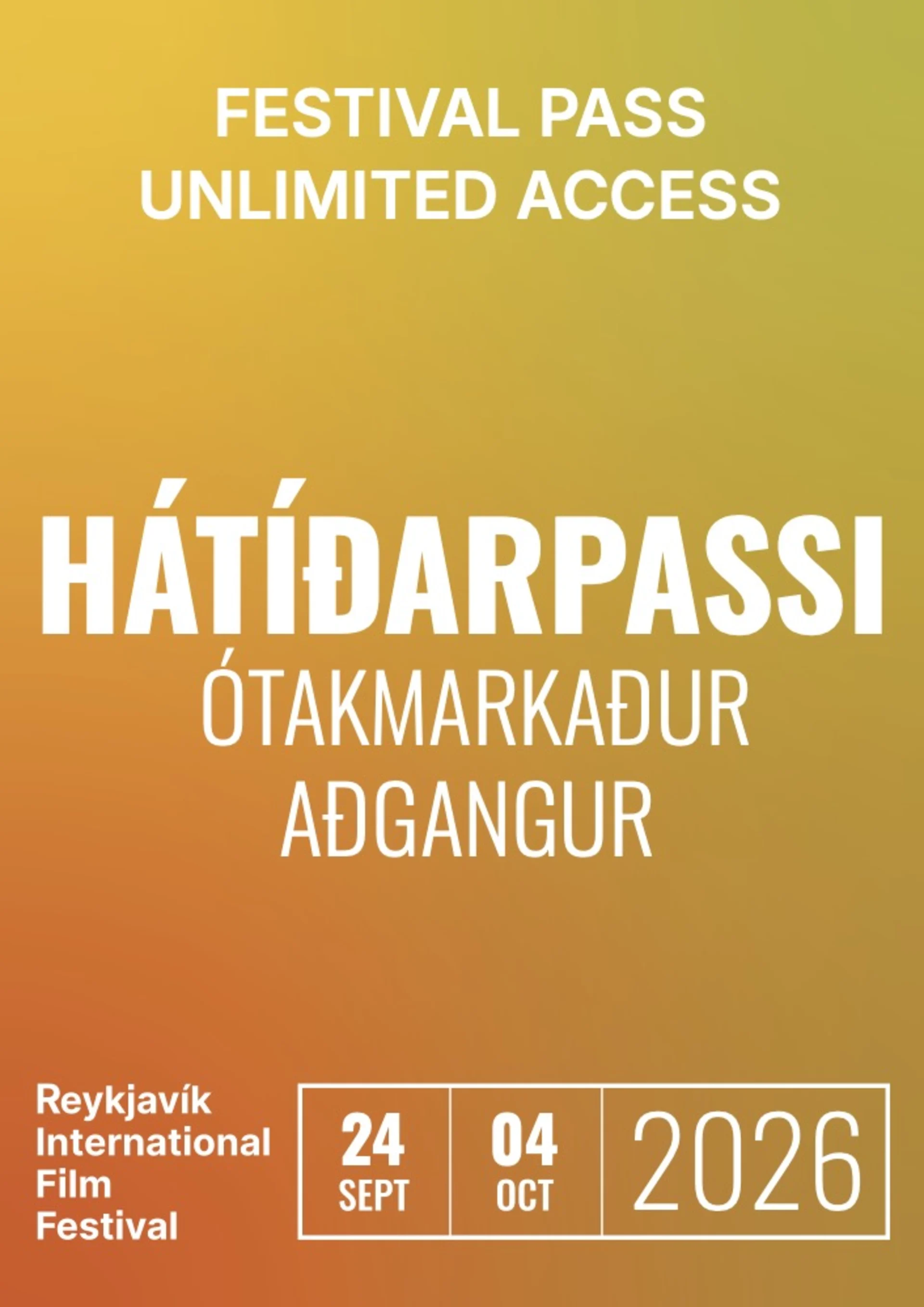 Hátíðarpassi RIFF