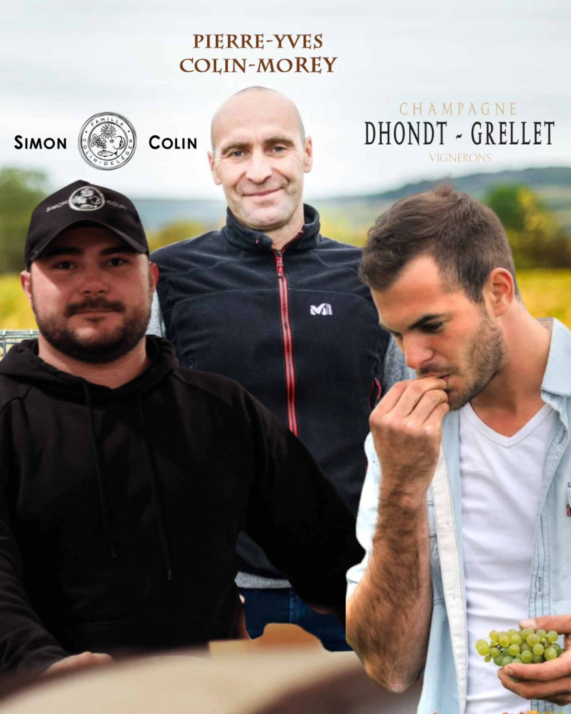 Champagne og Búrgúndí í brennidepli: Dhondt-Grellet, PYCM og Simon Colin