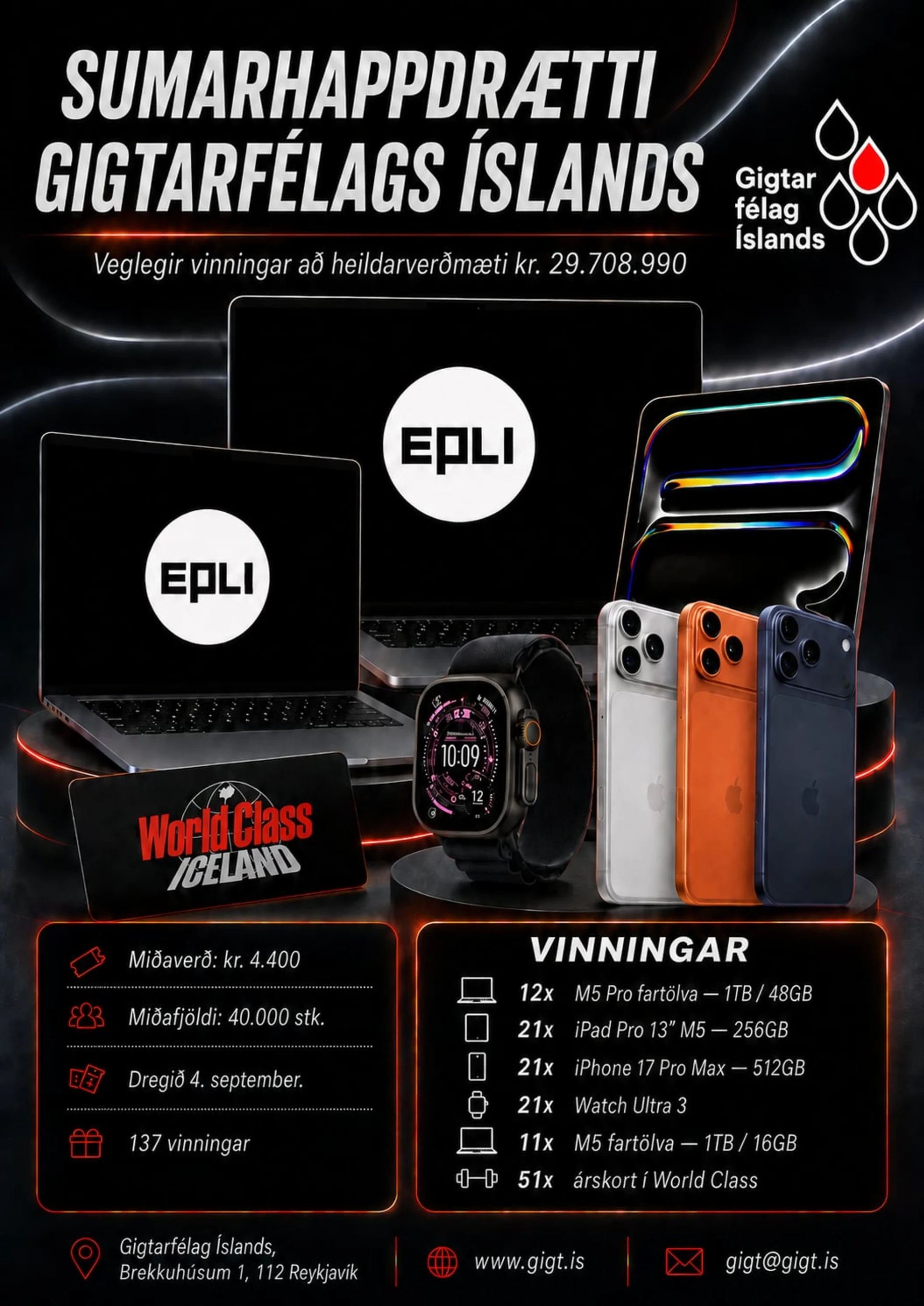 Sumarhappdrætti Gigtarfélags íslands