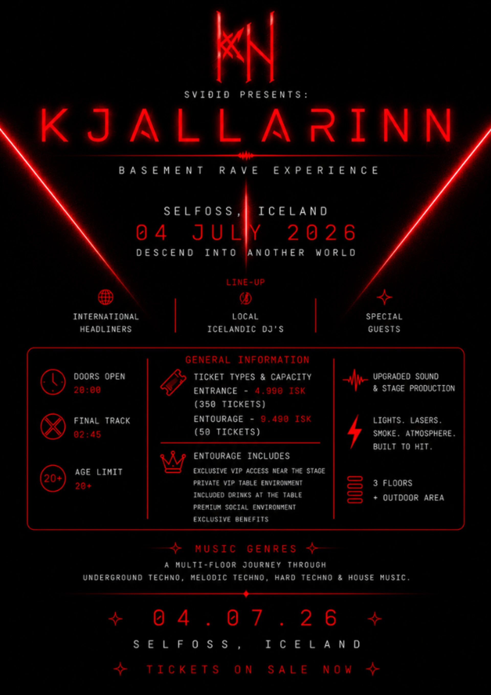 SVIÐIÐ PRESENTS: KJALLARINN