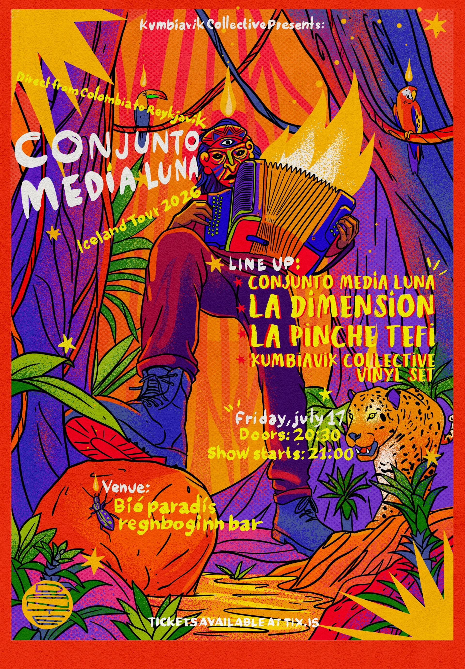 Conjunto Media Luna + La Dimensión SIK Tour