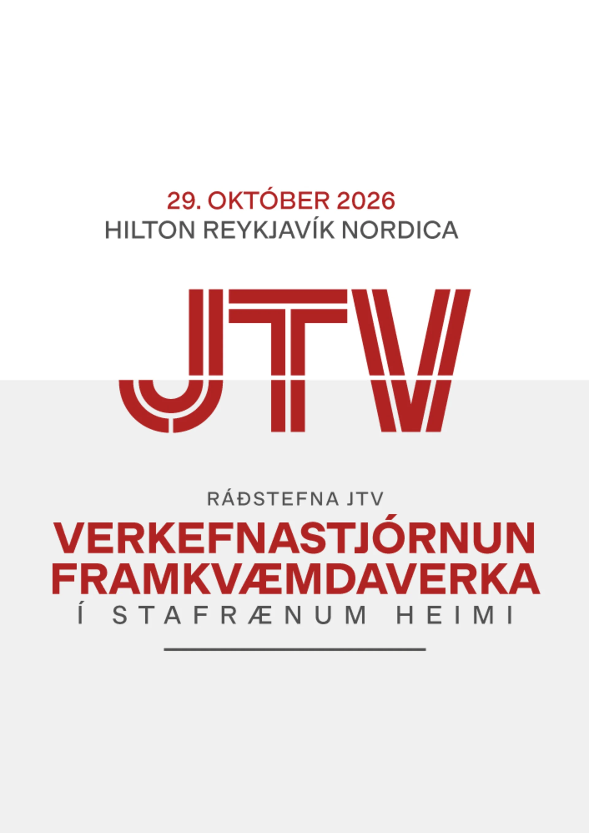 Verkefnastjórnun framkvæmdaverka – í stafrænum heimi - JTV