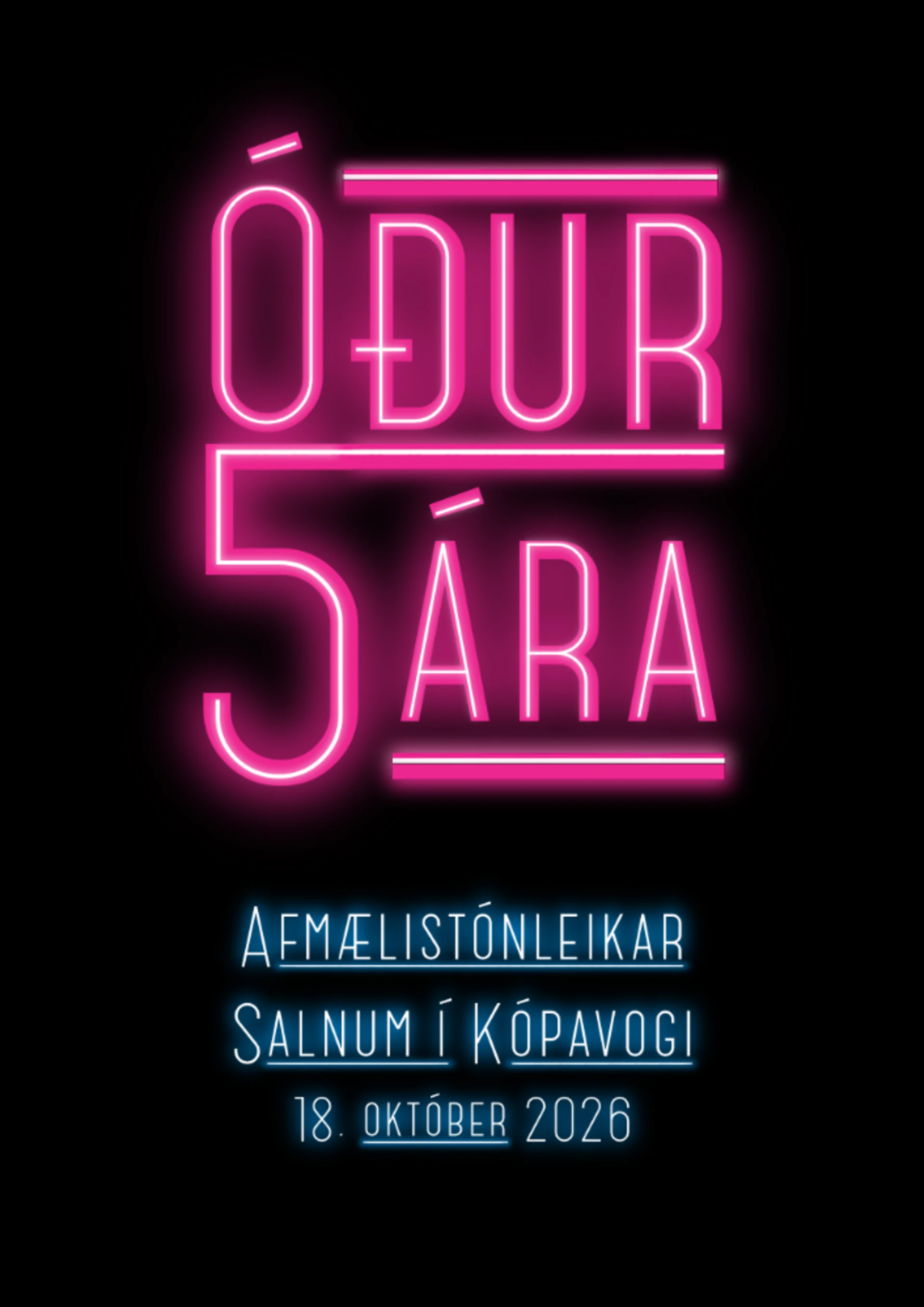 Óður: Afmælistónleikar