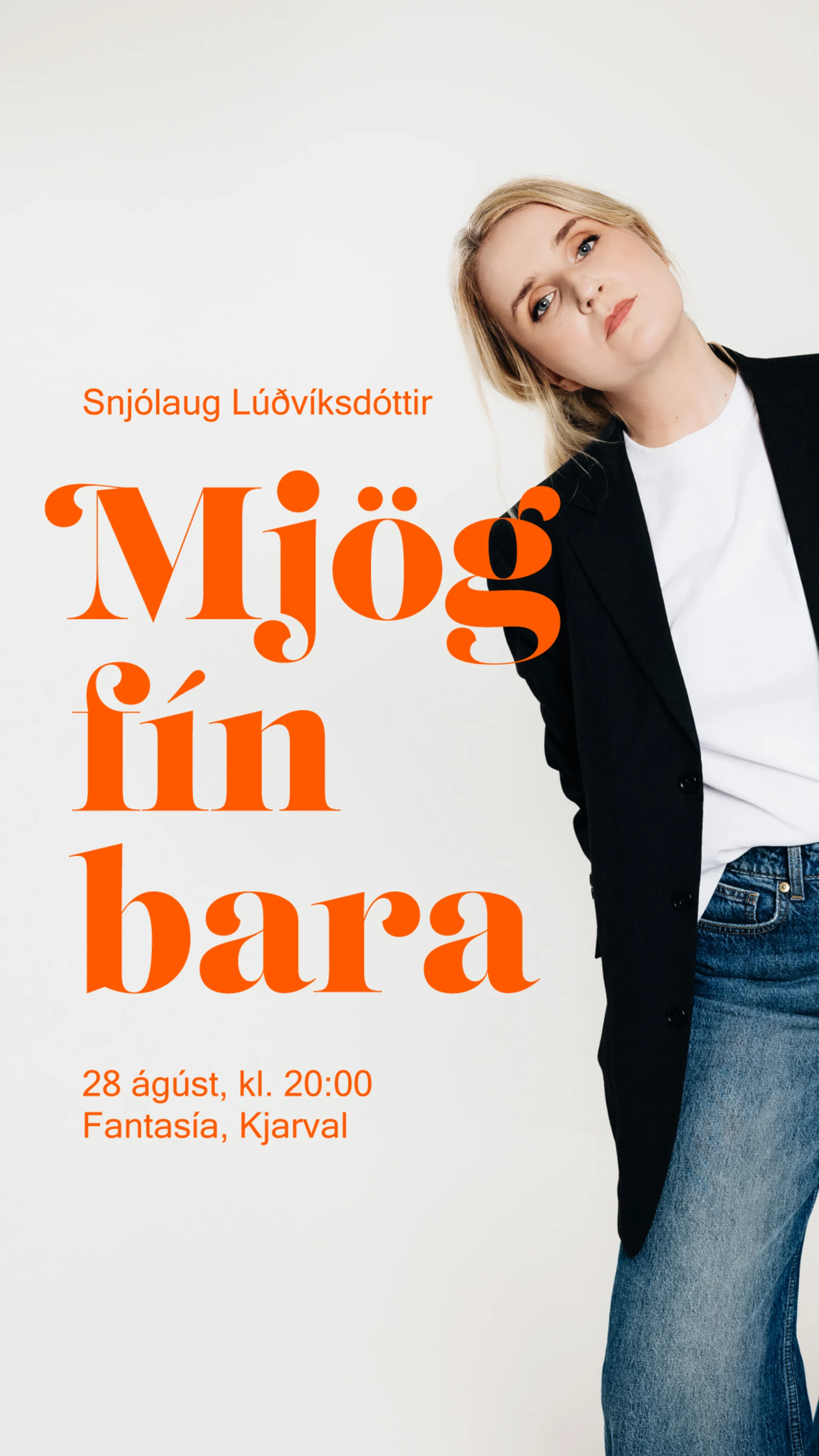 Mjög fín bara - Snjólaug Lúðvíksdóttir uppistand