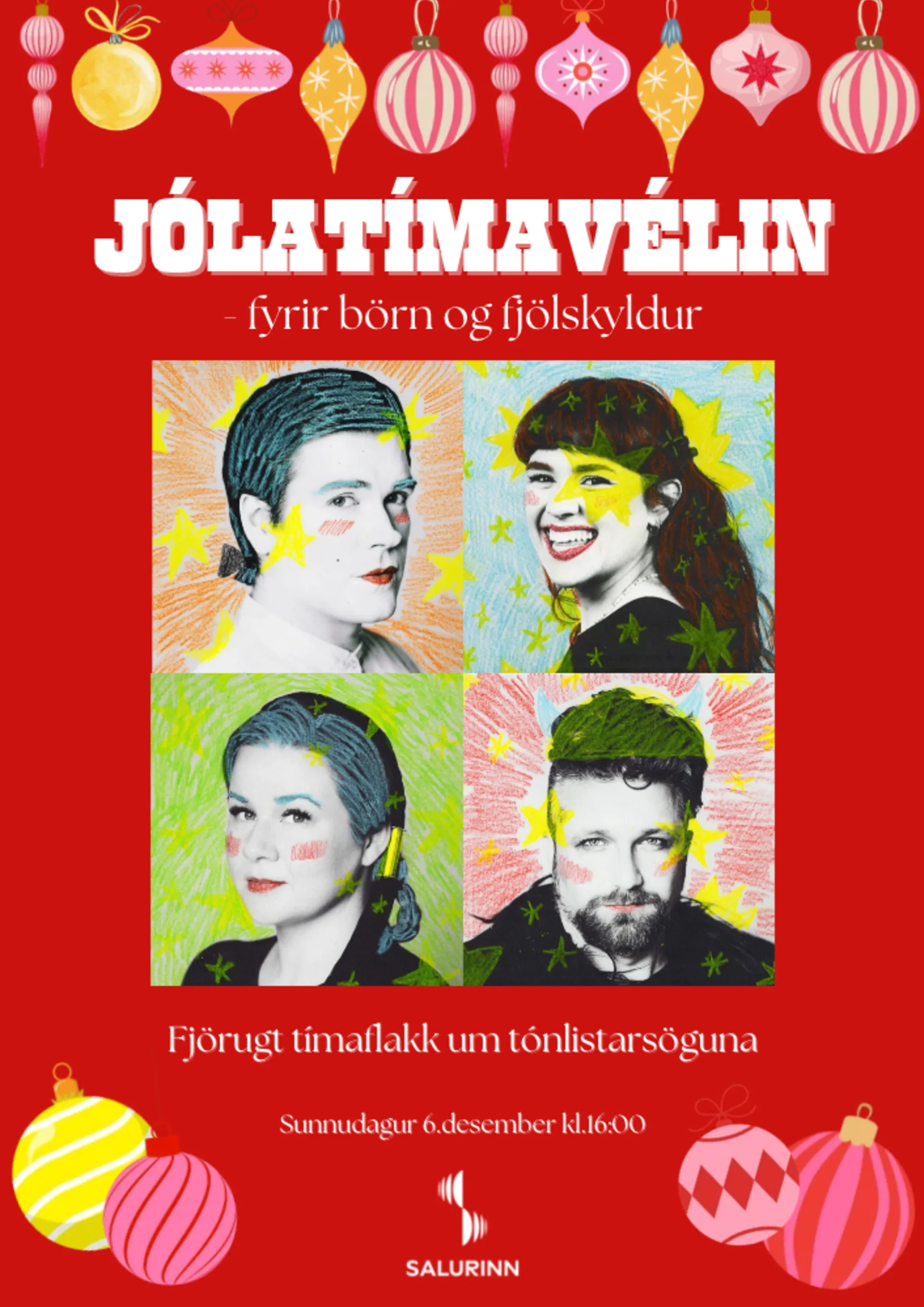 Jólatímavélin - fjörugt flakk um tónlistarsöguna
