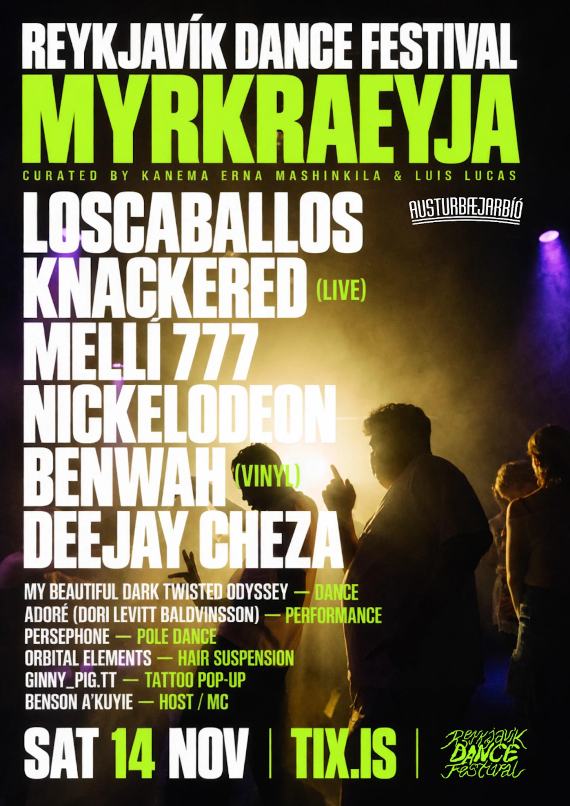MYRKRAEYJA – Danspartý, performansar & DJ / SHADOWS