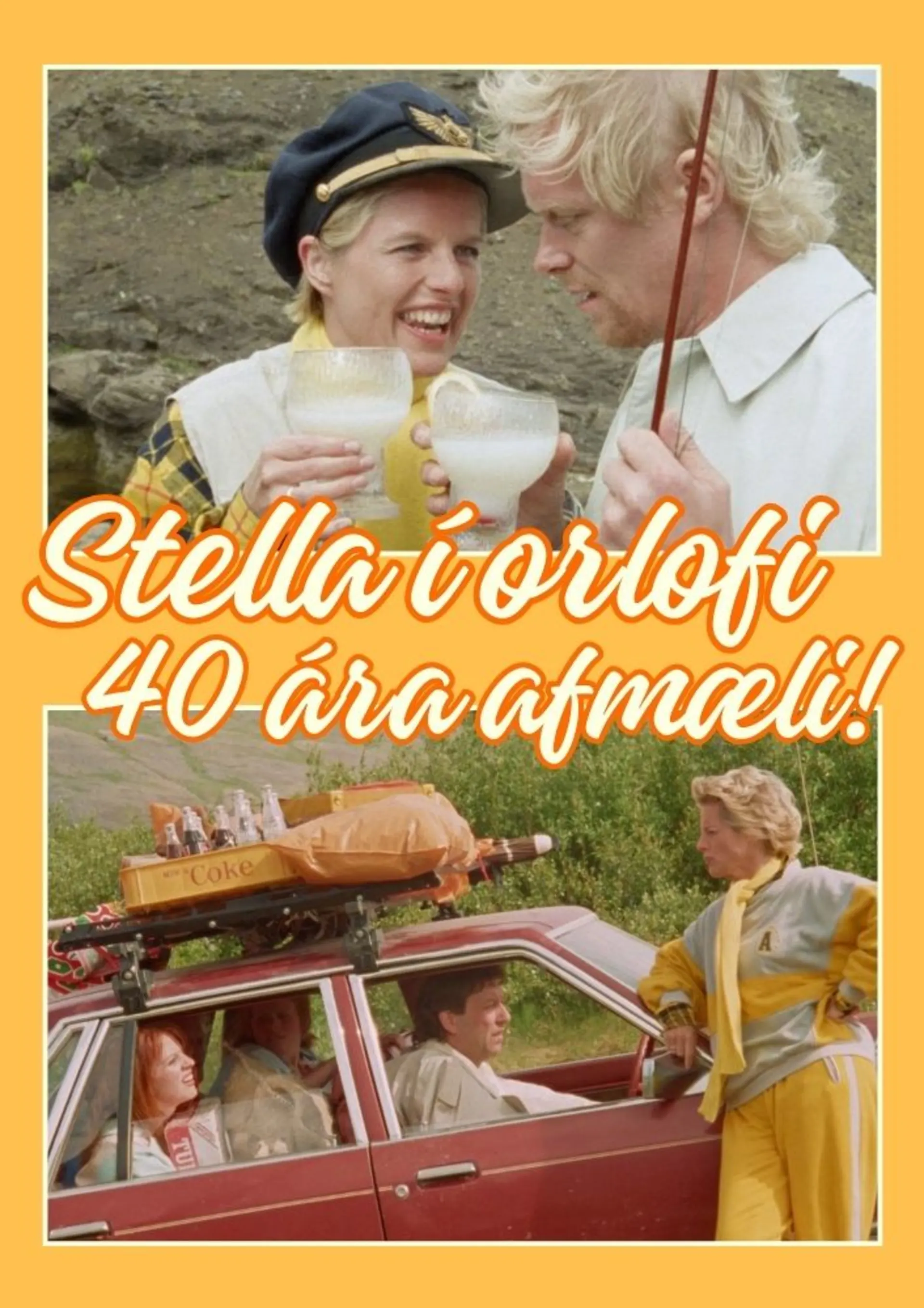 Stella í orlofi fertug!