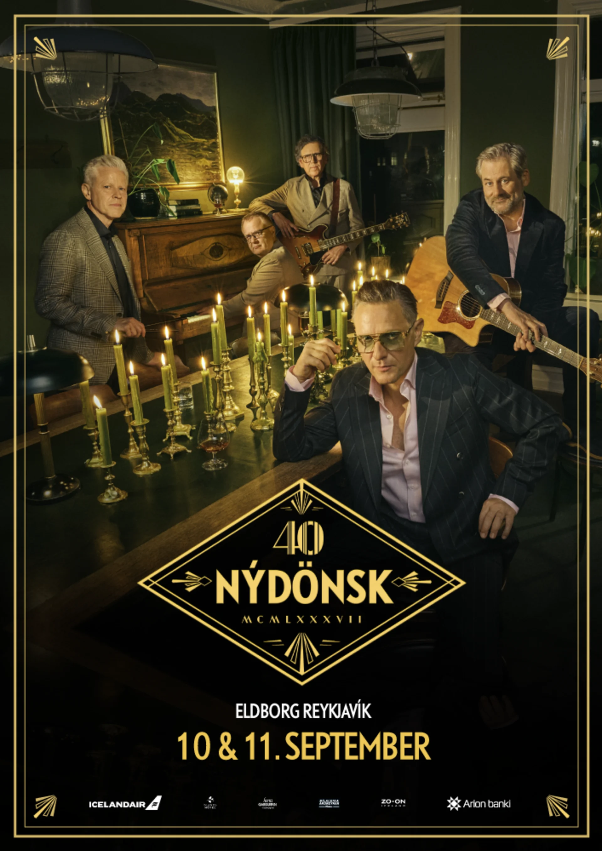 Nýdönsk 40 ára afmælistónleikar